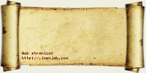 Nadežda Perunac vizit kartica